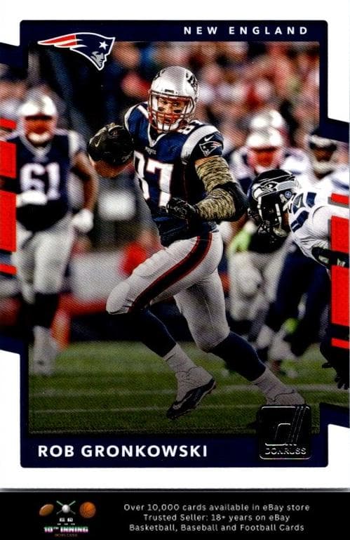 Rob Gronkowski 2017 panini Panini Plates & Patches