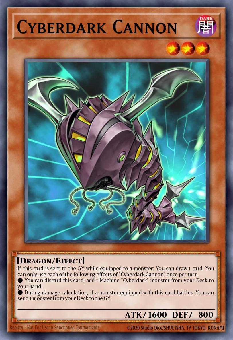 Cyberdark Cannon 2021 Yu-Gi-Oh! Structure Deck: Cyber Strike