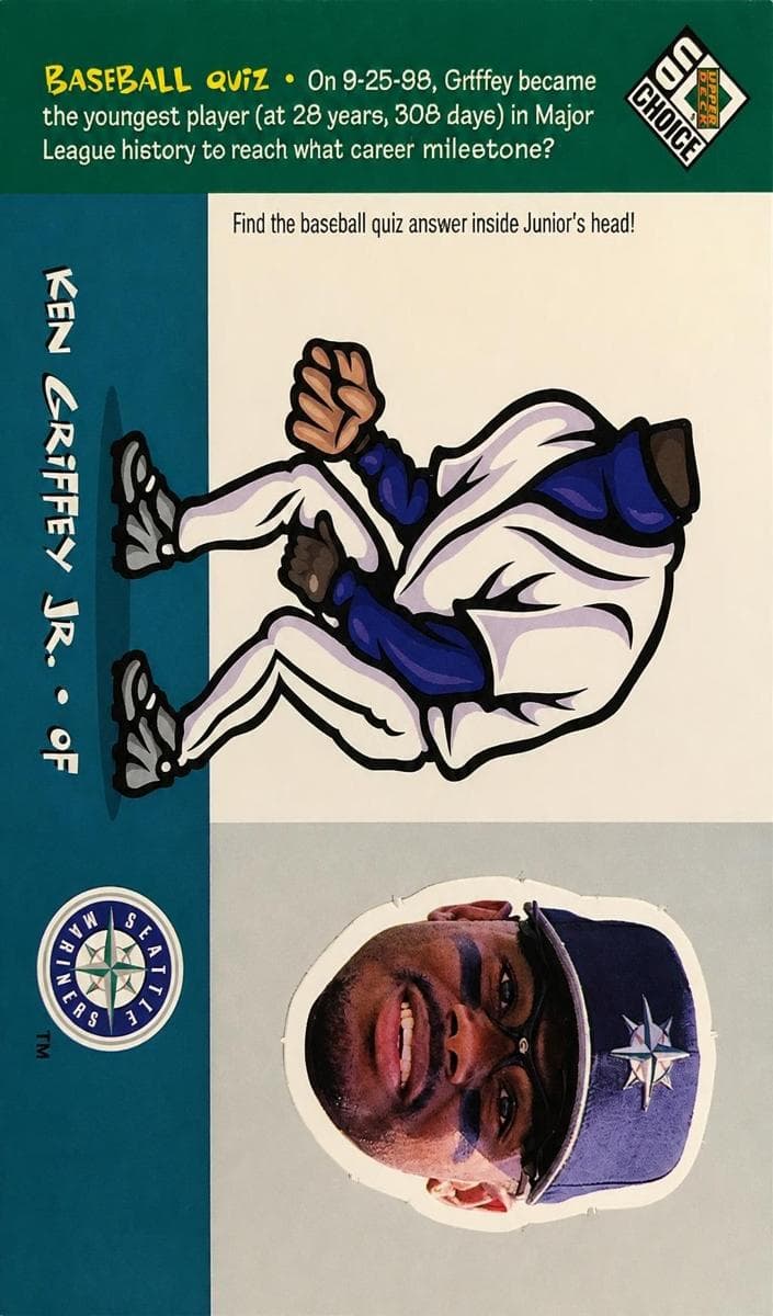 Ken Griffey Jr. 1999 unknown UD Choice