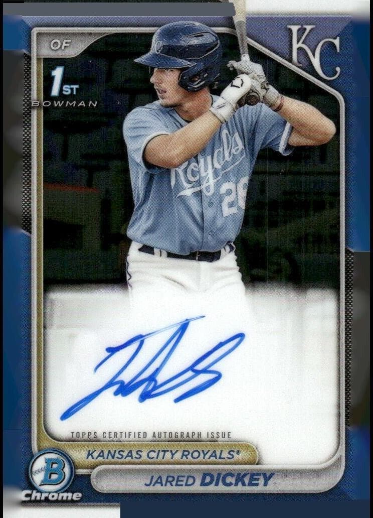 Jared Dickey trading card