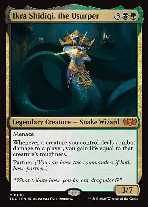 Ikra Shidiqi, the Usurper 2018 Magic: The Gathering Commander Anthology Volume II