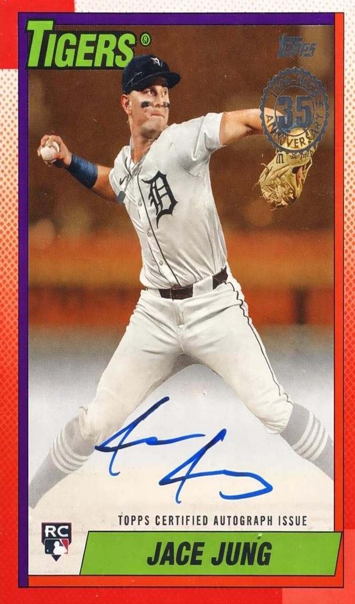 Jace Jung 2025 topps Topps