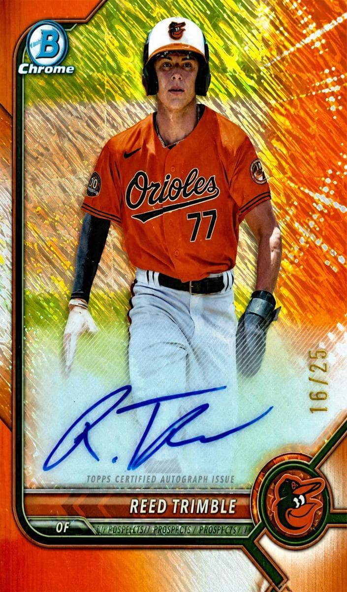 Reed Trimble trading card