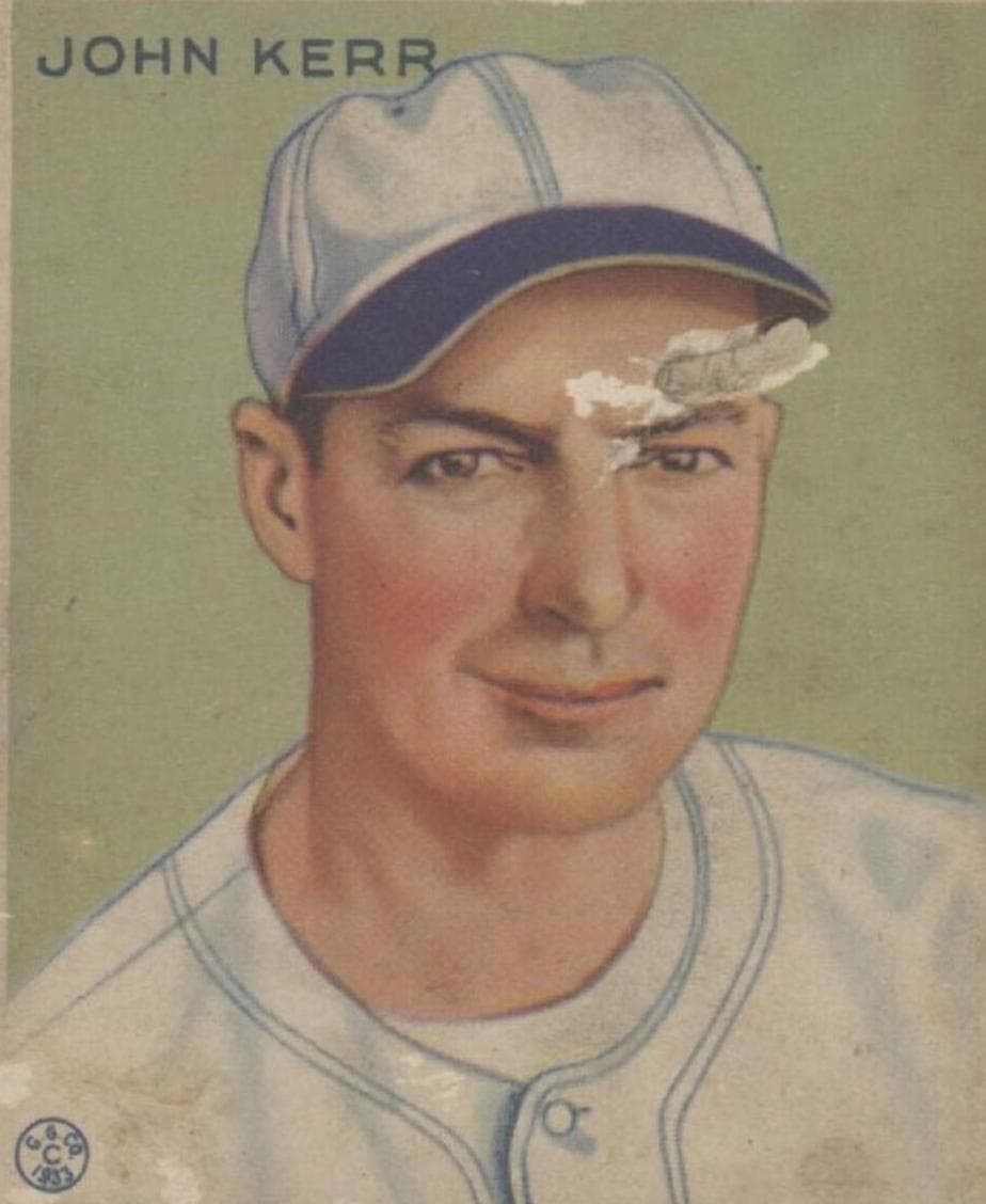 John Kerr 1933 unknown Goudey
