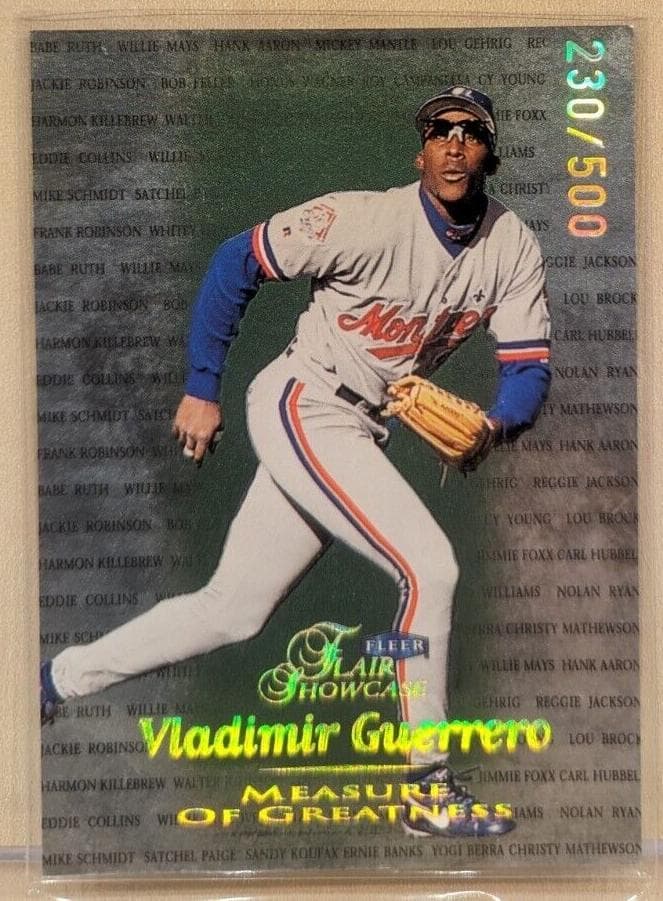 Vladimir Guerrero 1999 unknown Flair Showcase