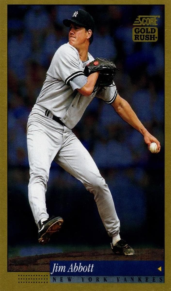 Jim Abbott 1994 panini Score