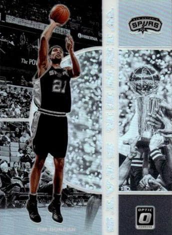 Tim Duncan 2019 panini Donruss Optic