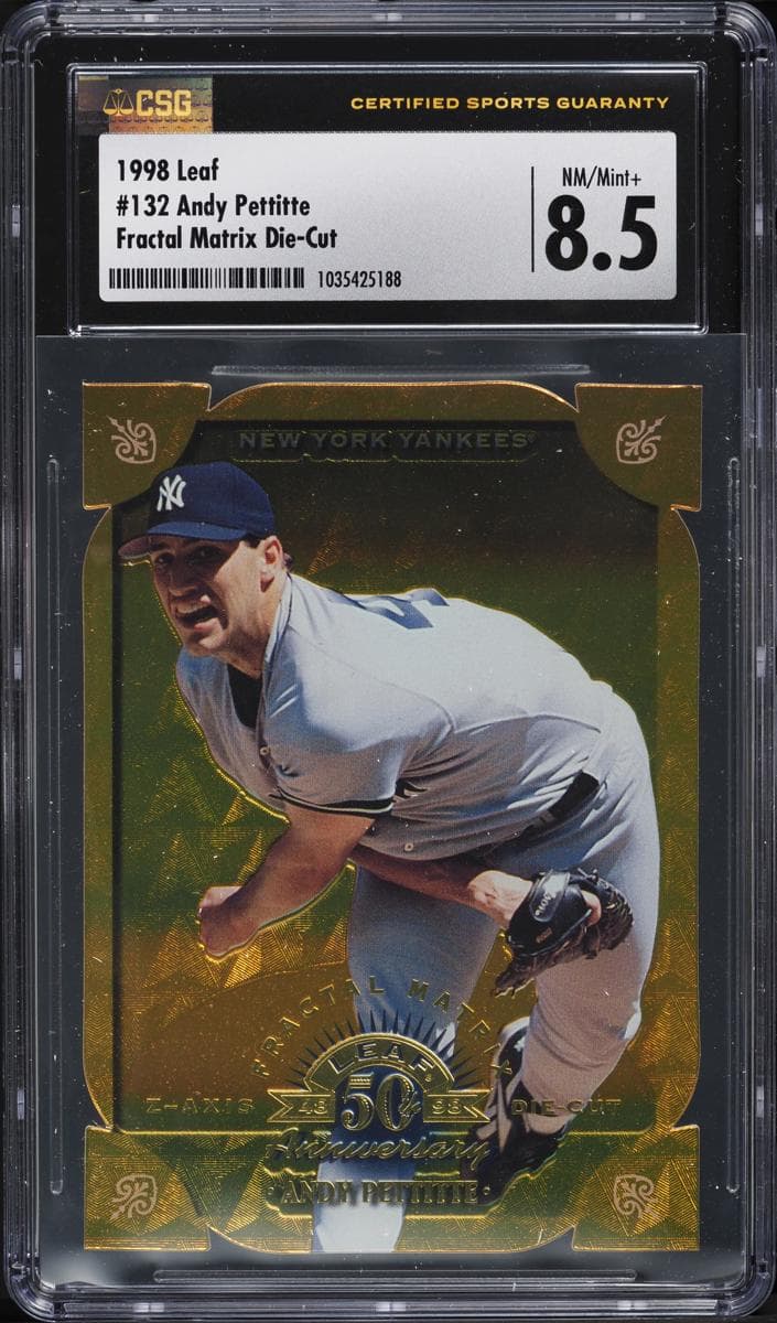 Andy Pettitte 1998 leaf Leaf
