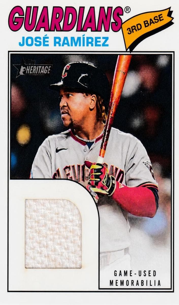 Jose Ramirez 2026 topps Topps Heritage