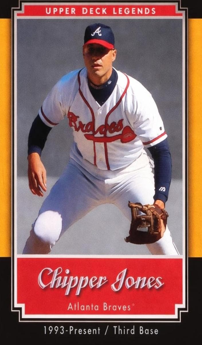 Chipper Jones 2001 upper-deck