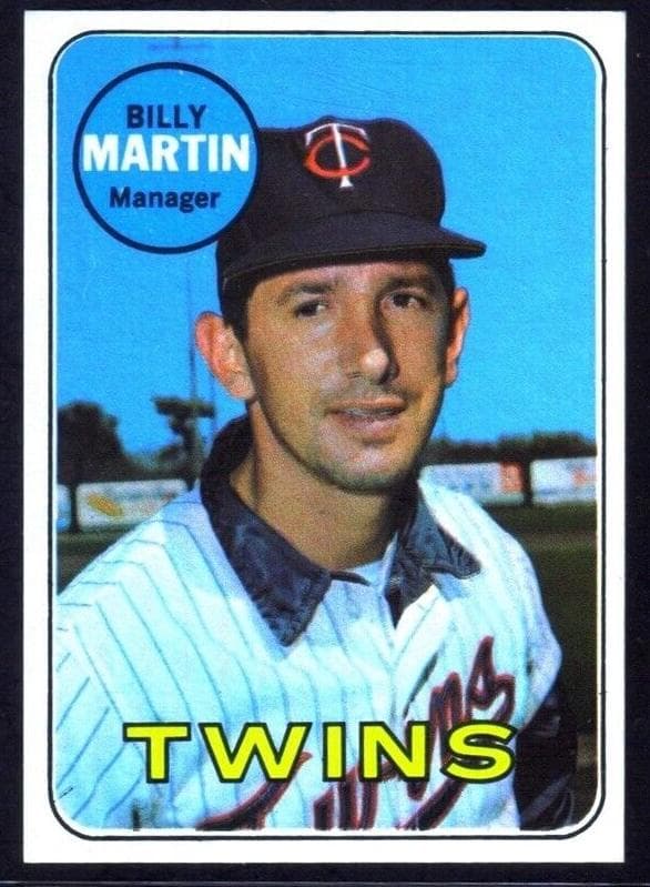 Billy Martin 1969 topps Topps