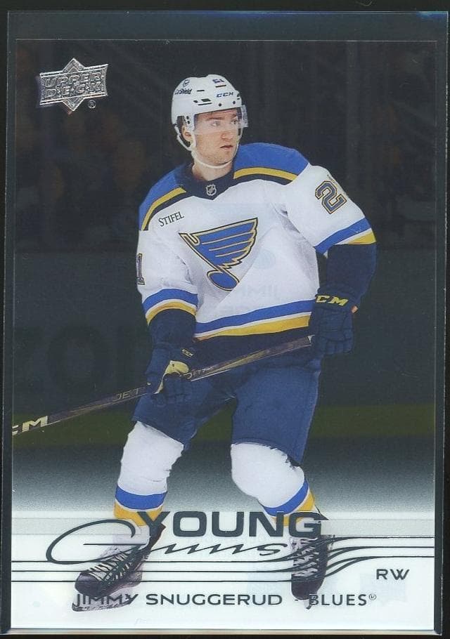 Jimmy Snuggerud 2025 Upper Deck rookie card