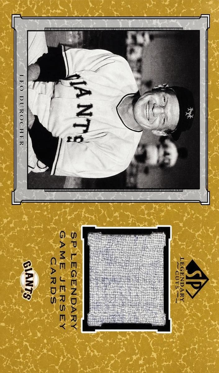 Leo Durocher 2001 unknown SP Legendary Cuts