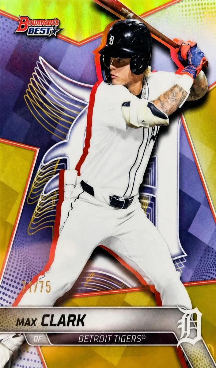 Max Clark 2025 bowman Bowman's Best