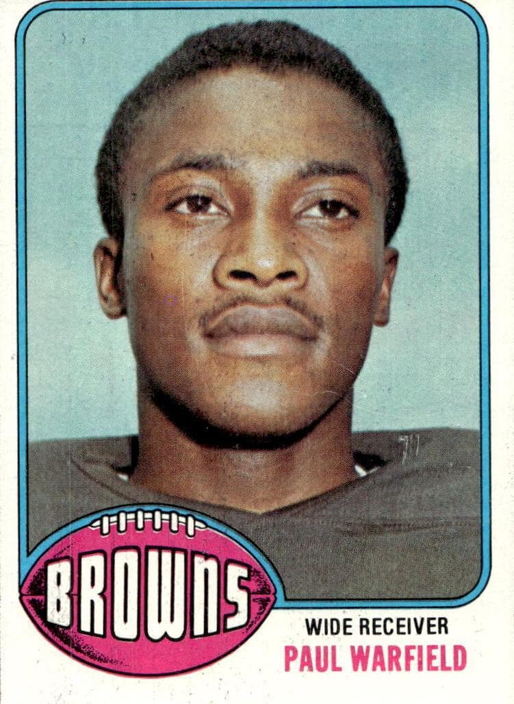Paul Warfield 1976 topps Topps