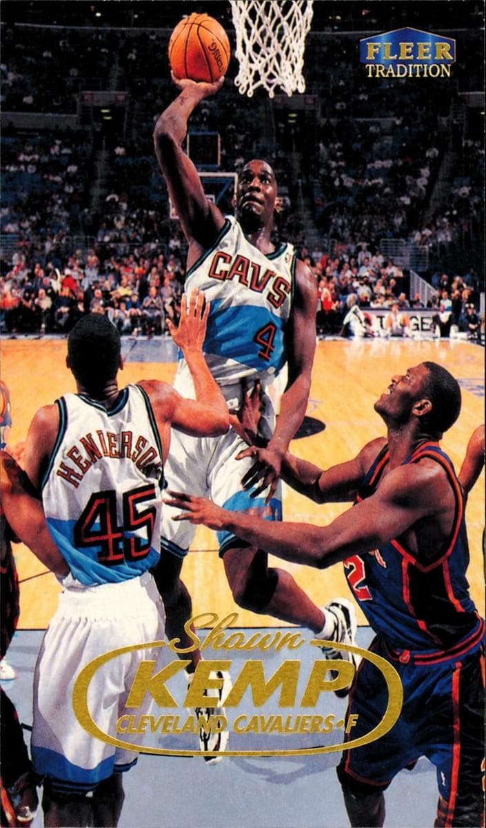 Shawn Kemp 1998 fleer Fleer Tradition