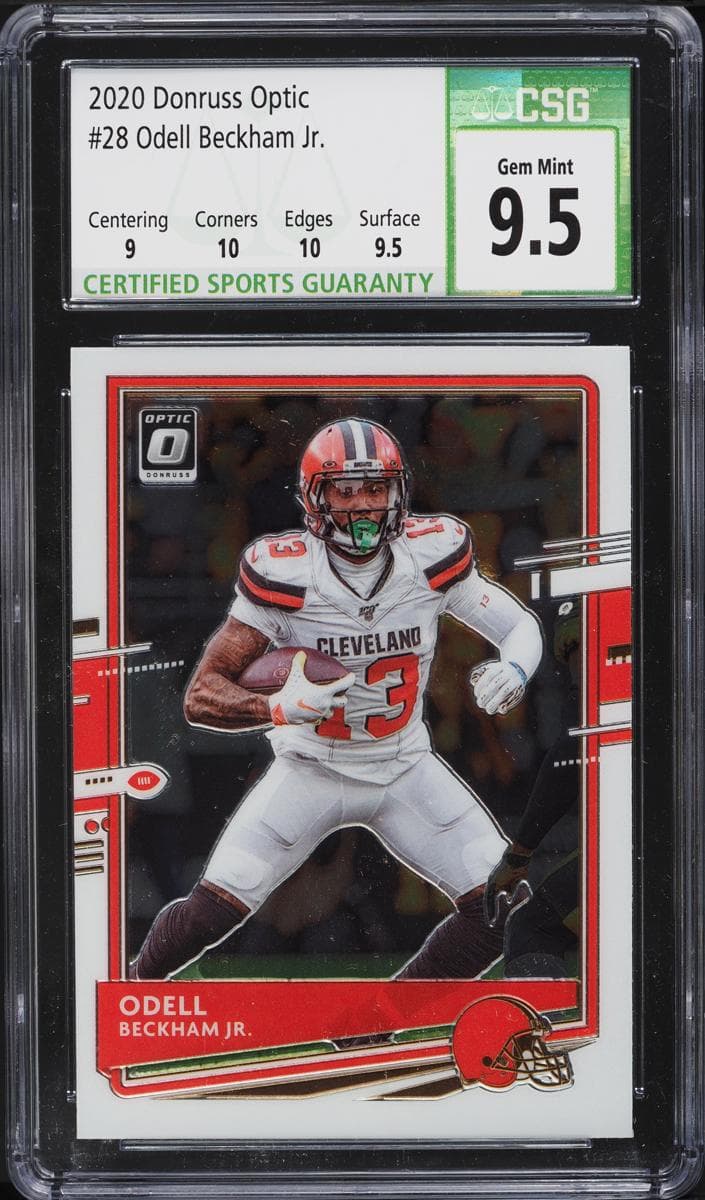 Odell Beckham Jr. 2020 panini Donruss Optic