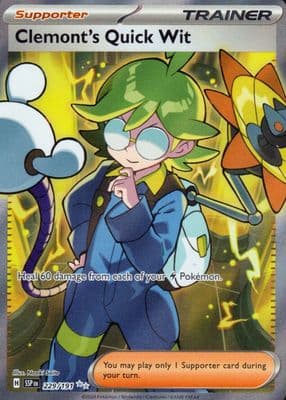 Clemont's Quick Wit trading card