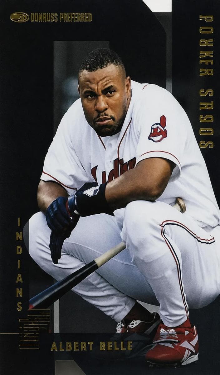 Albert Belle 1997 panini Donruss
