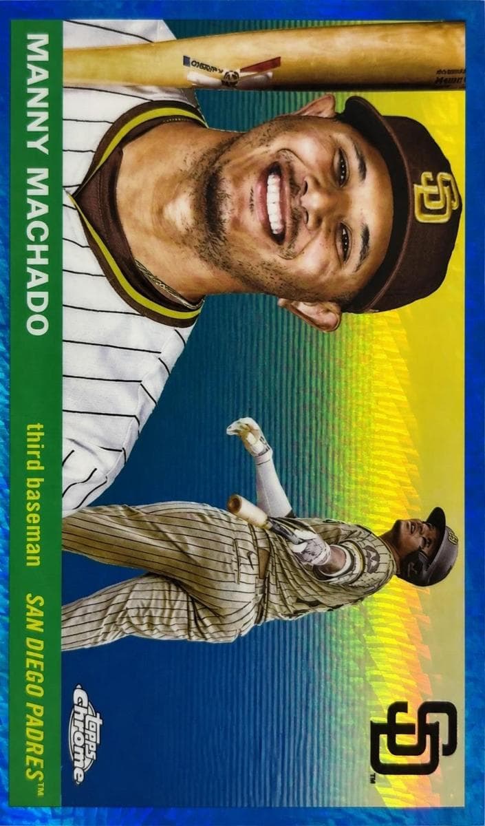 Manny Machado 2025 topps Topps Chrome Platinum