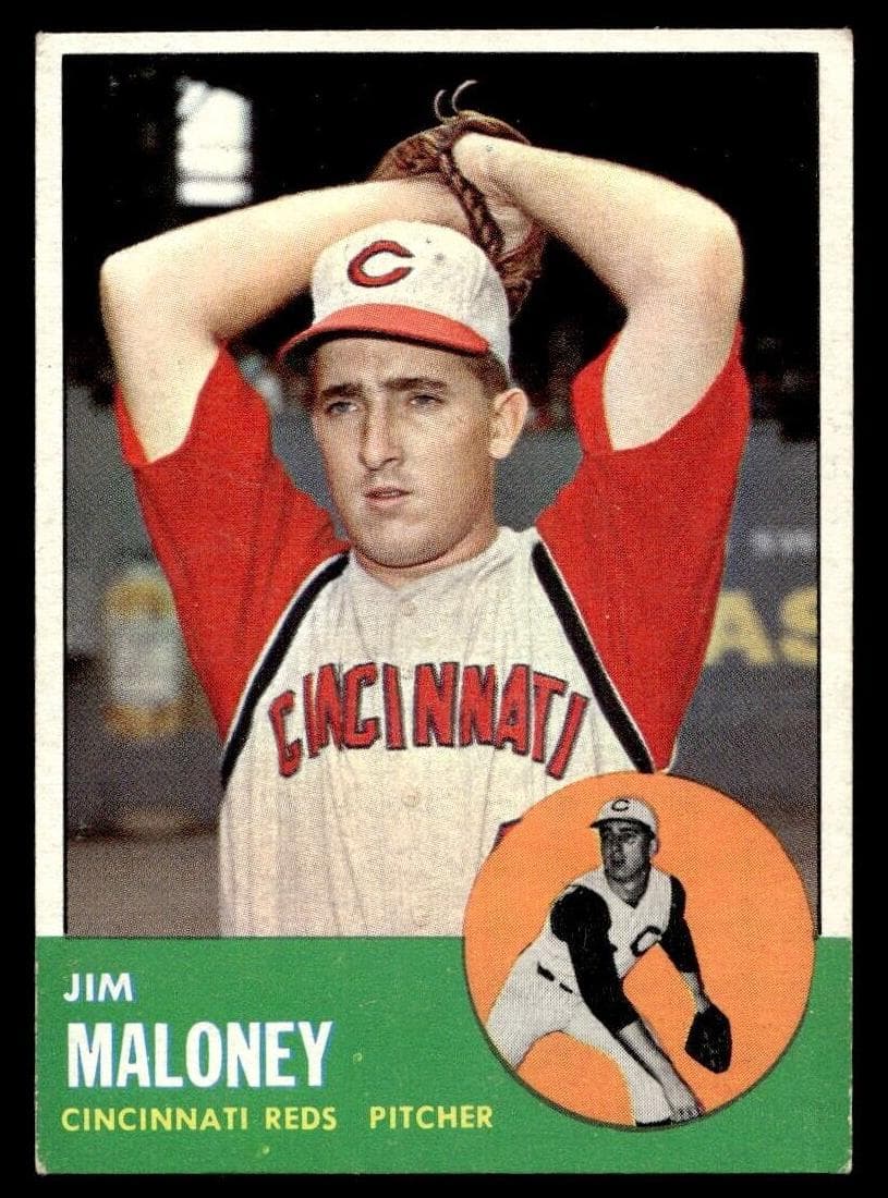 Jim Maloney 1963 topps Topps