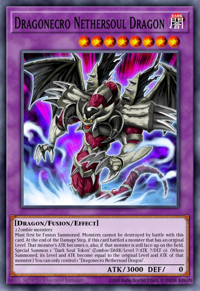 Dragonecro Nethersoul Dragon 2014 Yu-Gi-Oh! Premium Gold