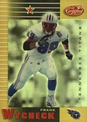 Frank Wycheck 1999 leaf Leaf Certified