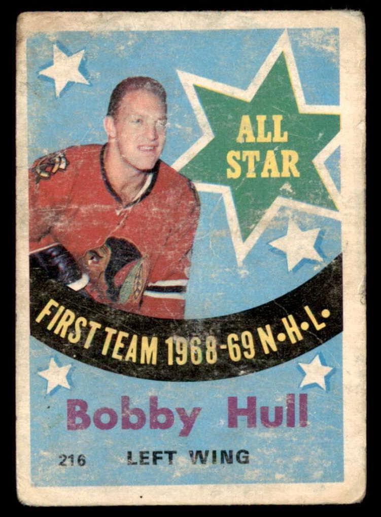 Bobby Hull 1969 topps O-Pee-Chee