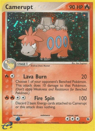 Camerupt 2013 Pokemon Ruby & Sapphire
