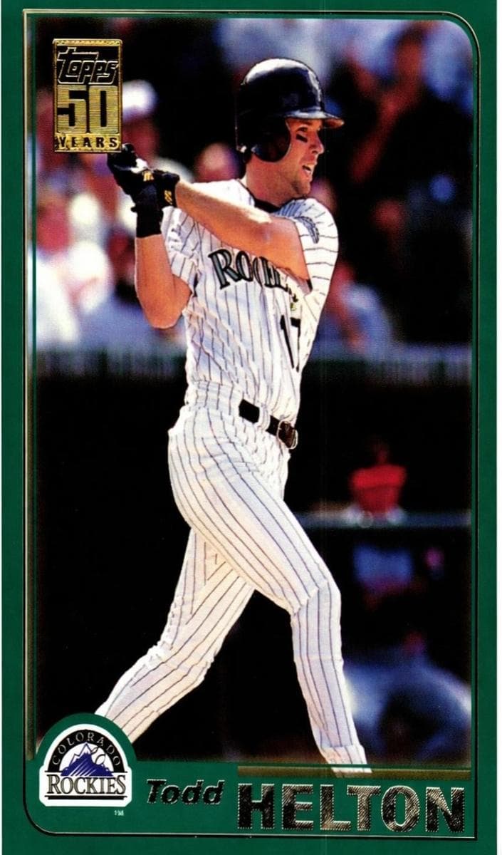Todd Helton 2001 topps Topps