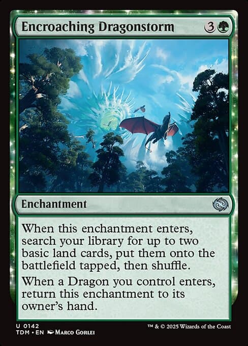 Encroaching Dragonstorm 2025 Magic: The Gathering Tarkir: Dragonstorm
