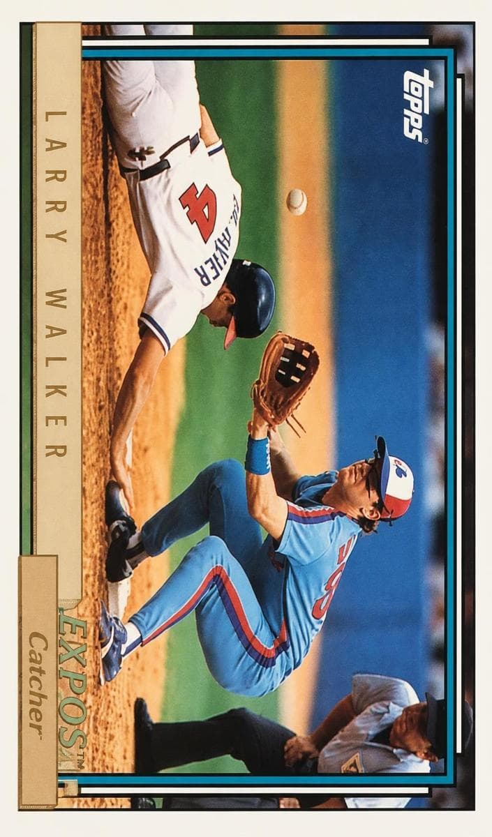 Larry Walker 1992 topps Topps