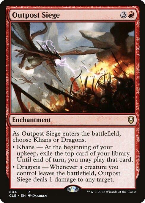 Outpost Siege 2022 Magic: The Gathering New Capenna Commander
