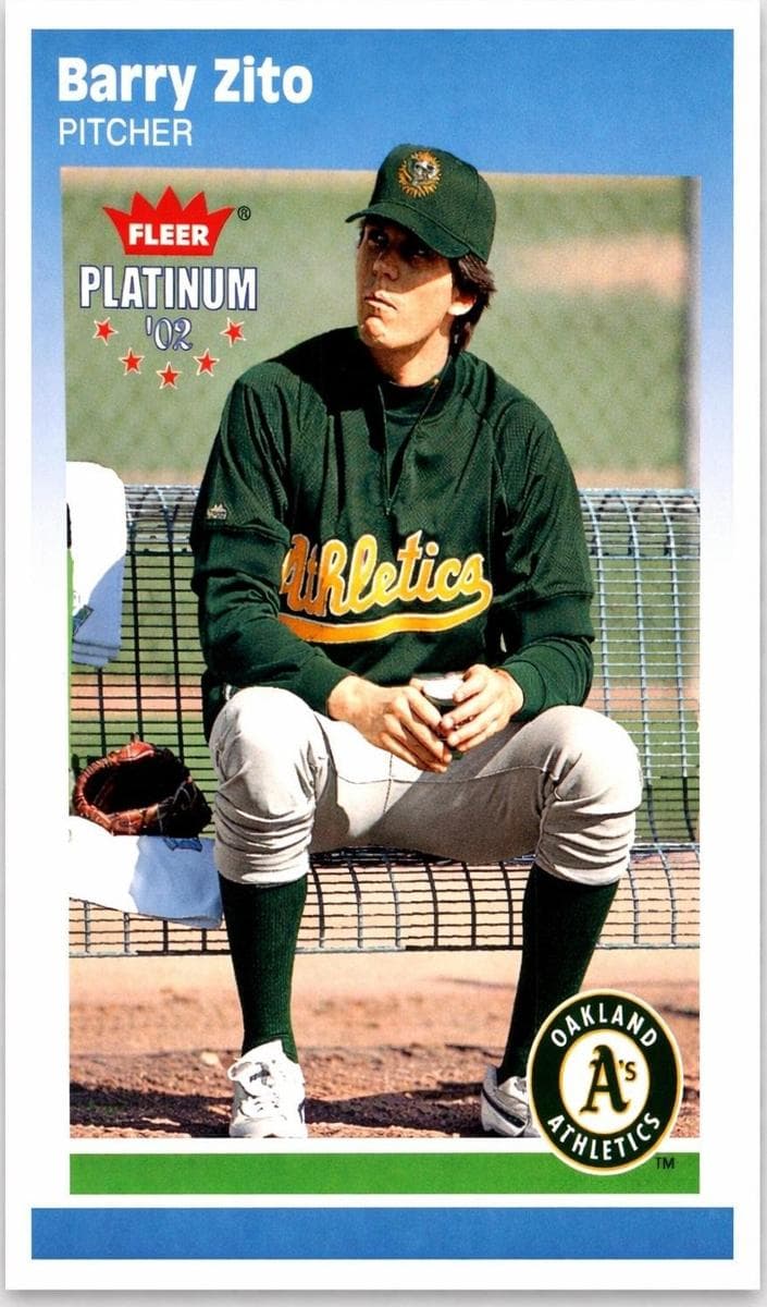 Barry Zito 2002 fleer Fleer Platinum