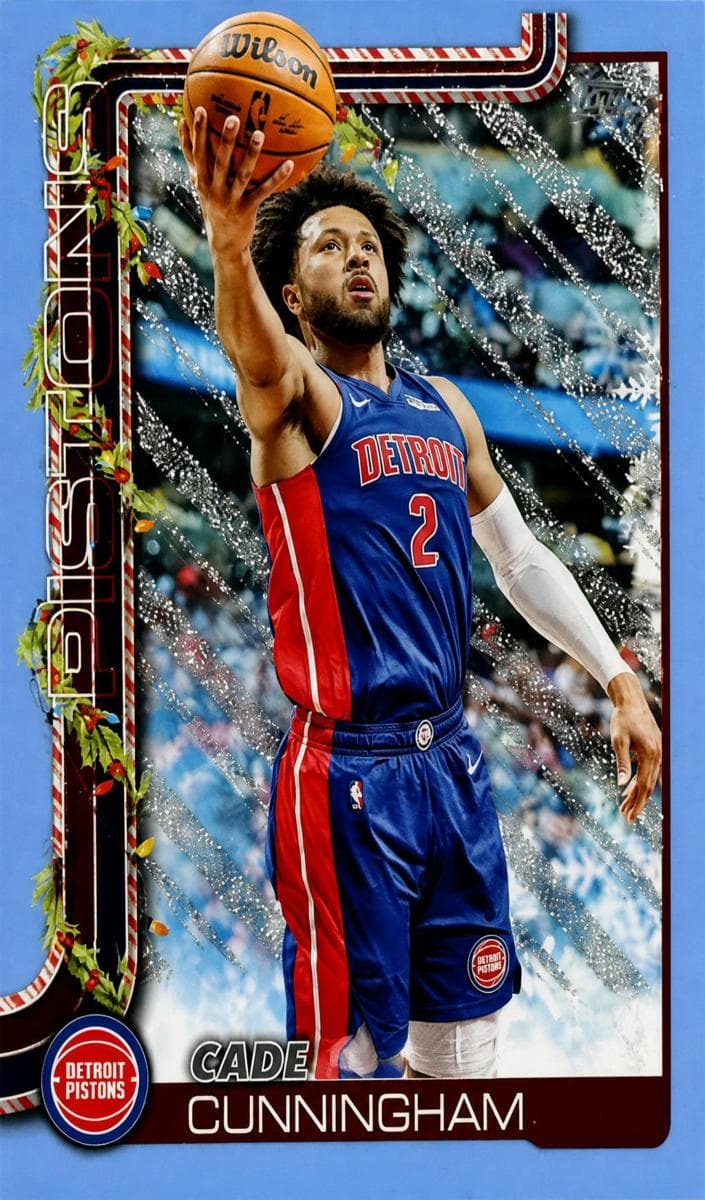 Cade Cunningham 2025 topps Topps Holiday