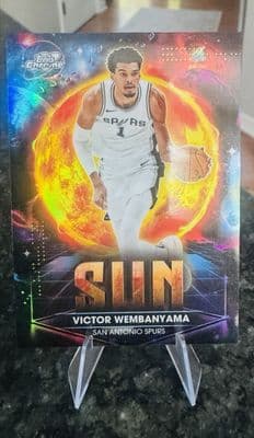 Victor Wembanyama 2025 topps Topps Chrome Cosmic Planetary Pursuit - Sun