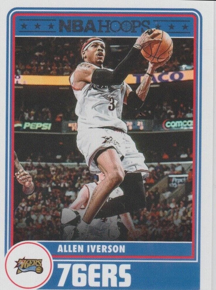Allen Iverson 2023 panini Hoops Premium Stock