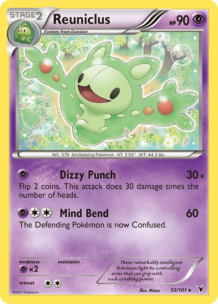 Reuniclus 2011 Pokemon Noble Victories