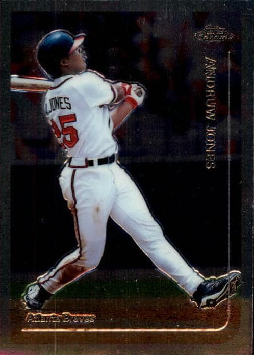 Andruw Jones 1999 topps Topps Chrome