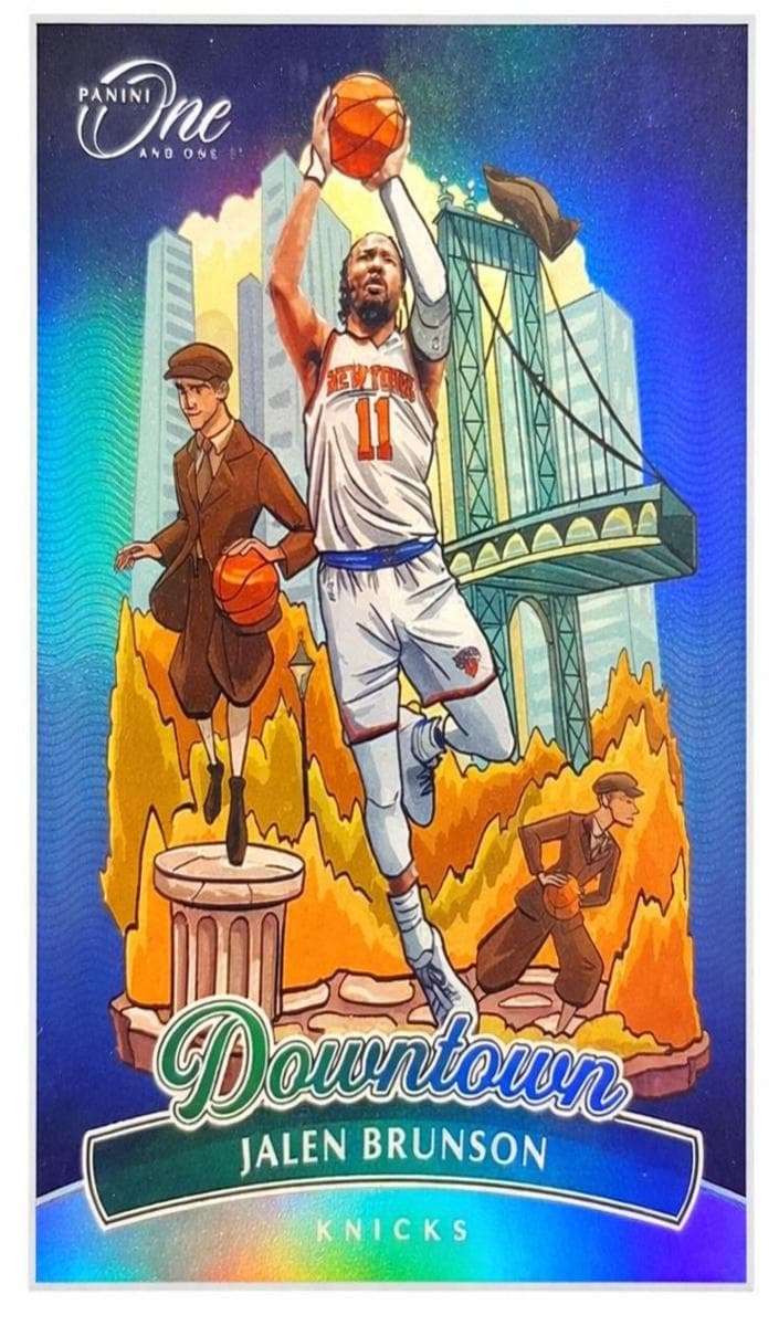 Jalen Brunson 2023 panini Panini One and One