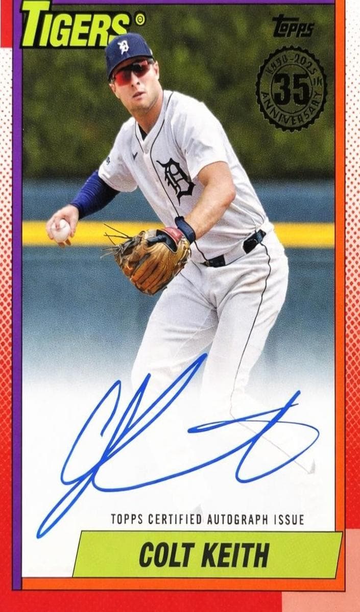 Colt Keith 2025 topps Topps