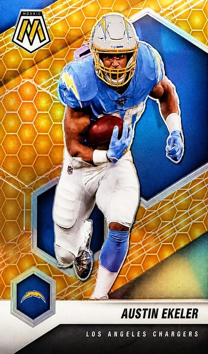 Austin Ekeler 2021 panini Panini Mosaic