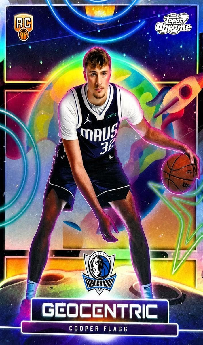 Cooper Flagg 2025 topps Topps Cosmic Chrome