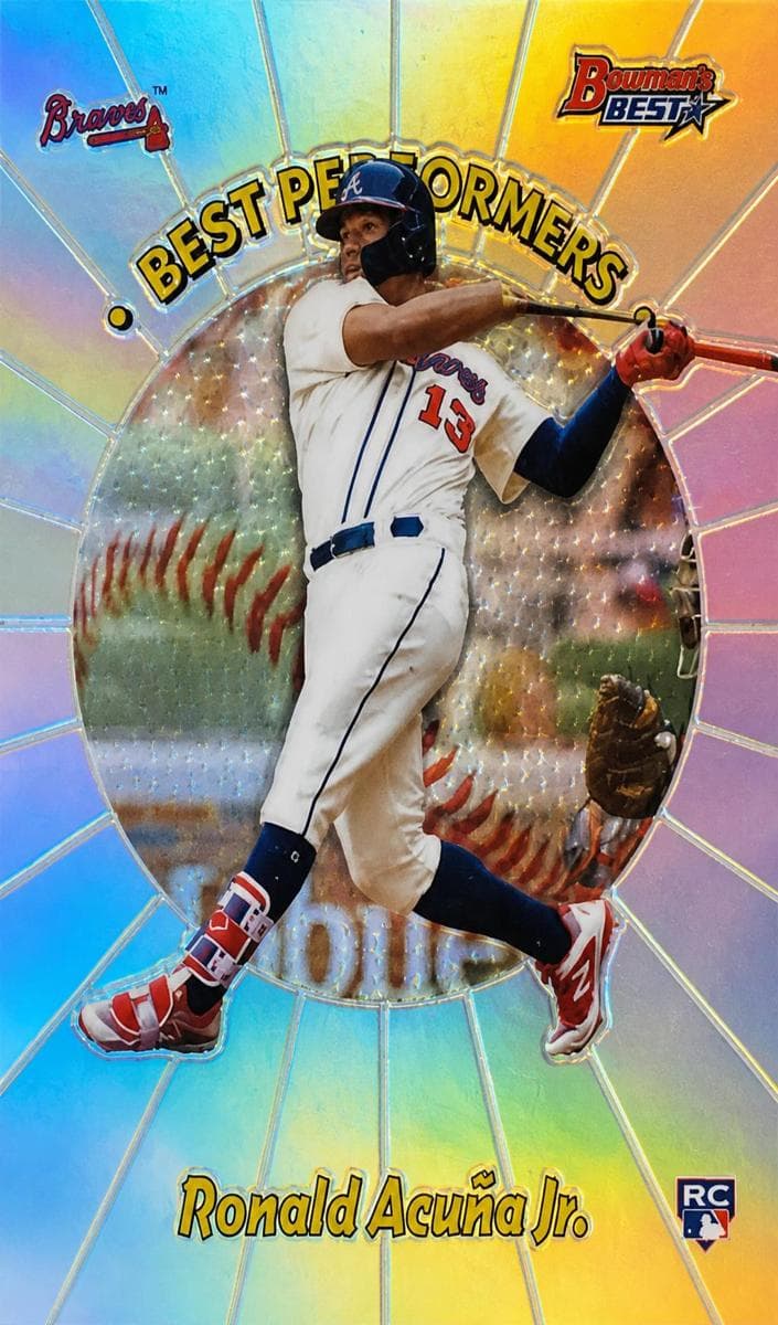 Ronald Acuña Jr. 2018 bowman Bowman's Best