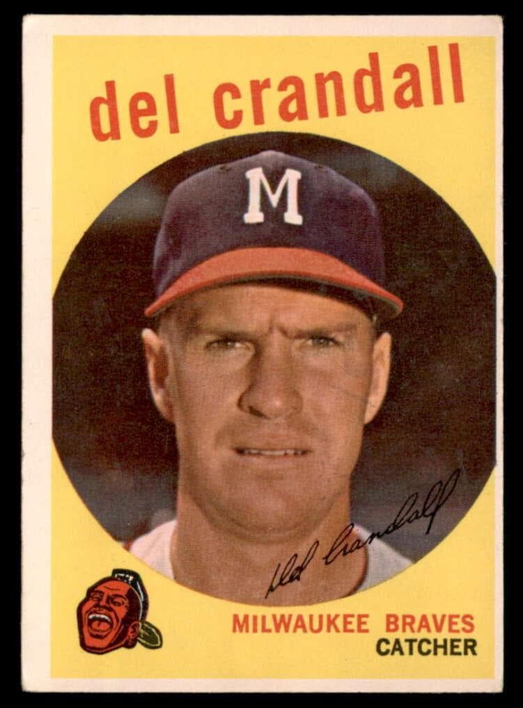 Del Crandall 1959 topps Topps