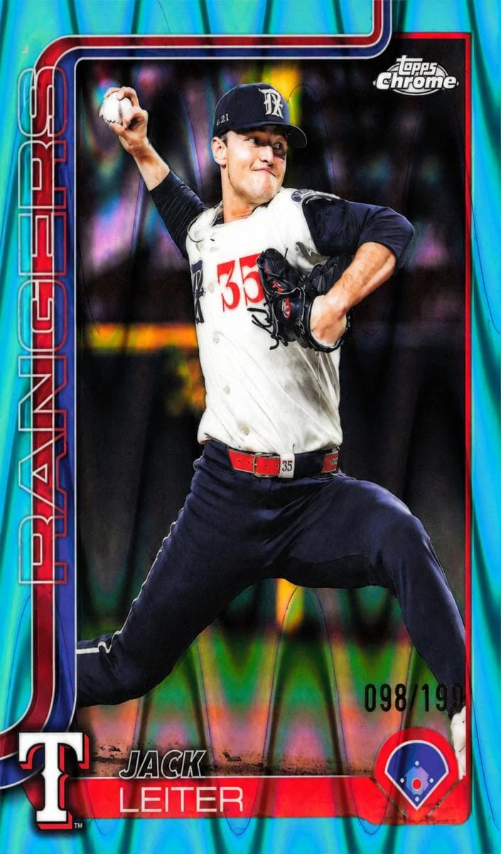 Jack Leiter 2025 topps Topps Chrome Update