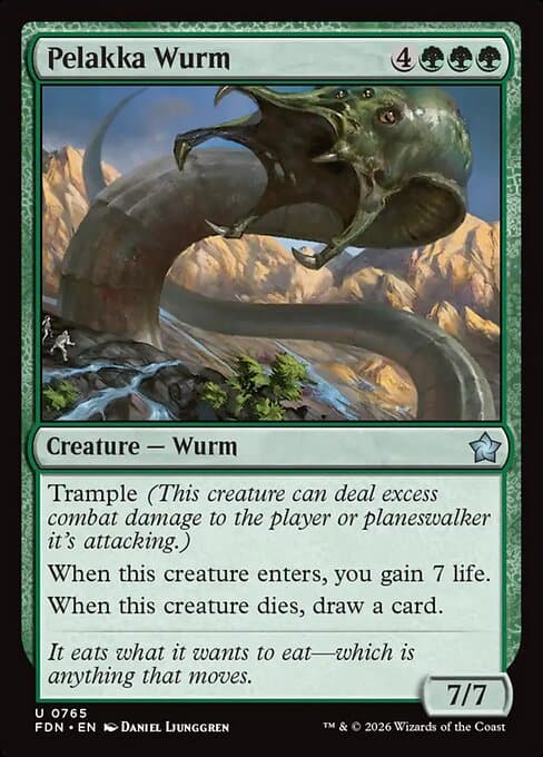 Pelakka Wurm 2014 Magic: The Gathering Conspiracy