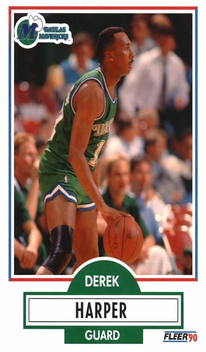 Derek Harper 1990 fleer Fleer