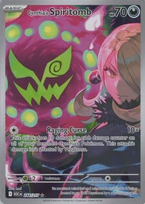 Cynthia's Spiritomb trading card