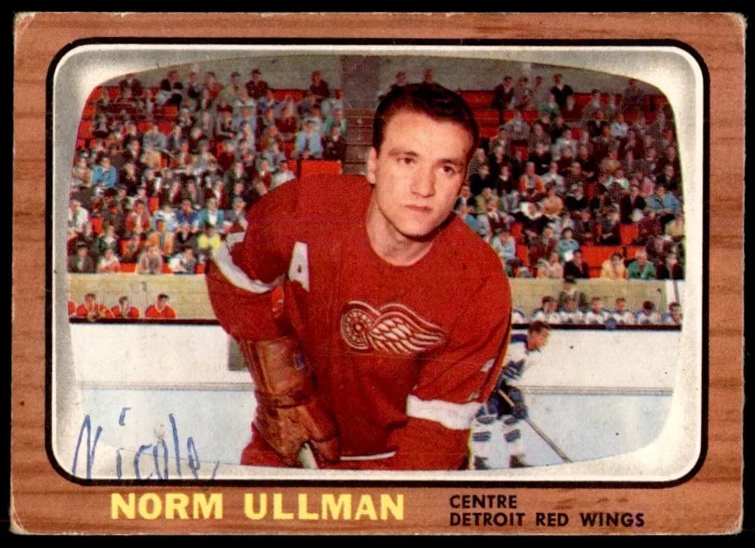 Norm Ullman 1966 topps Topps USA Test